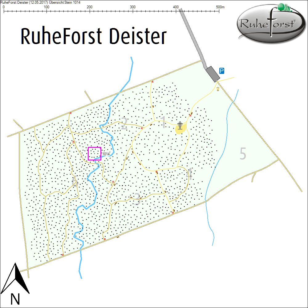 &Uuml;bersichtskarte zu Stein 1014