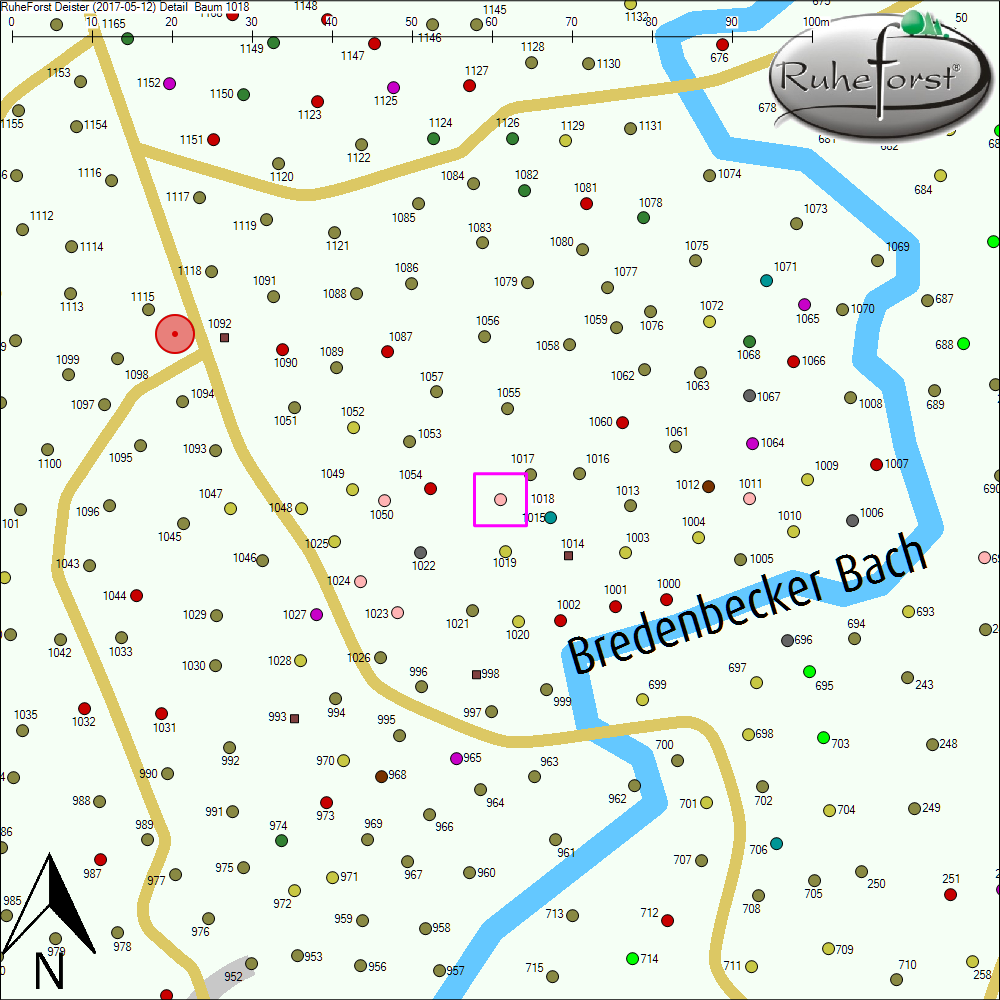 Detailkarte zu Baum 1018