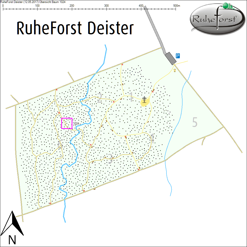 &Uuml;bersichtskarte zu Baum 1024