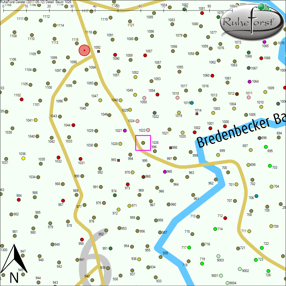 Detailkarte zu Baum 1026