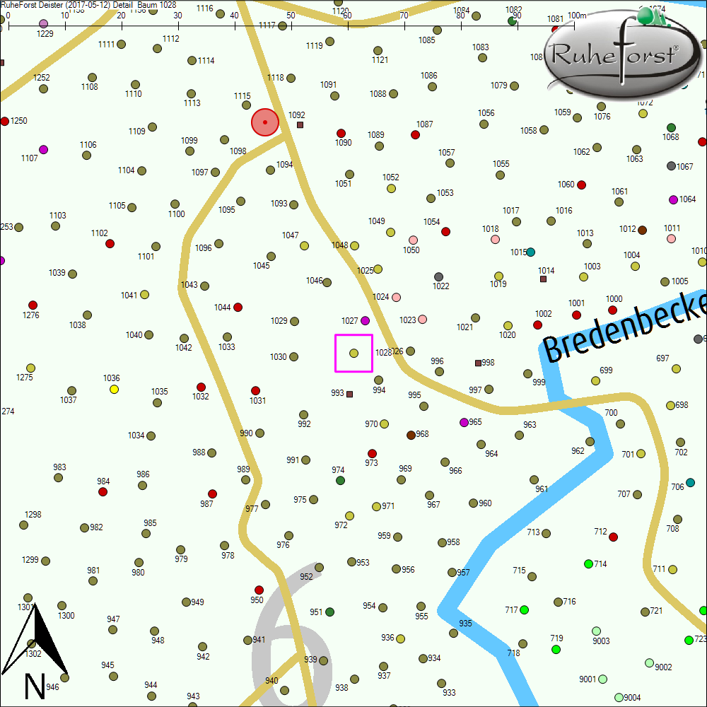 Detailkarte zu Baum 1028