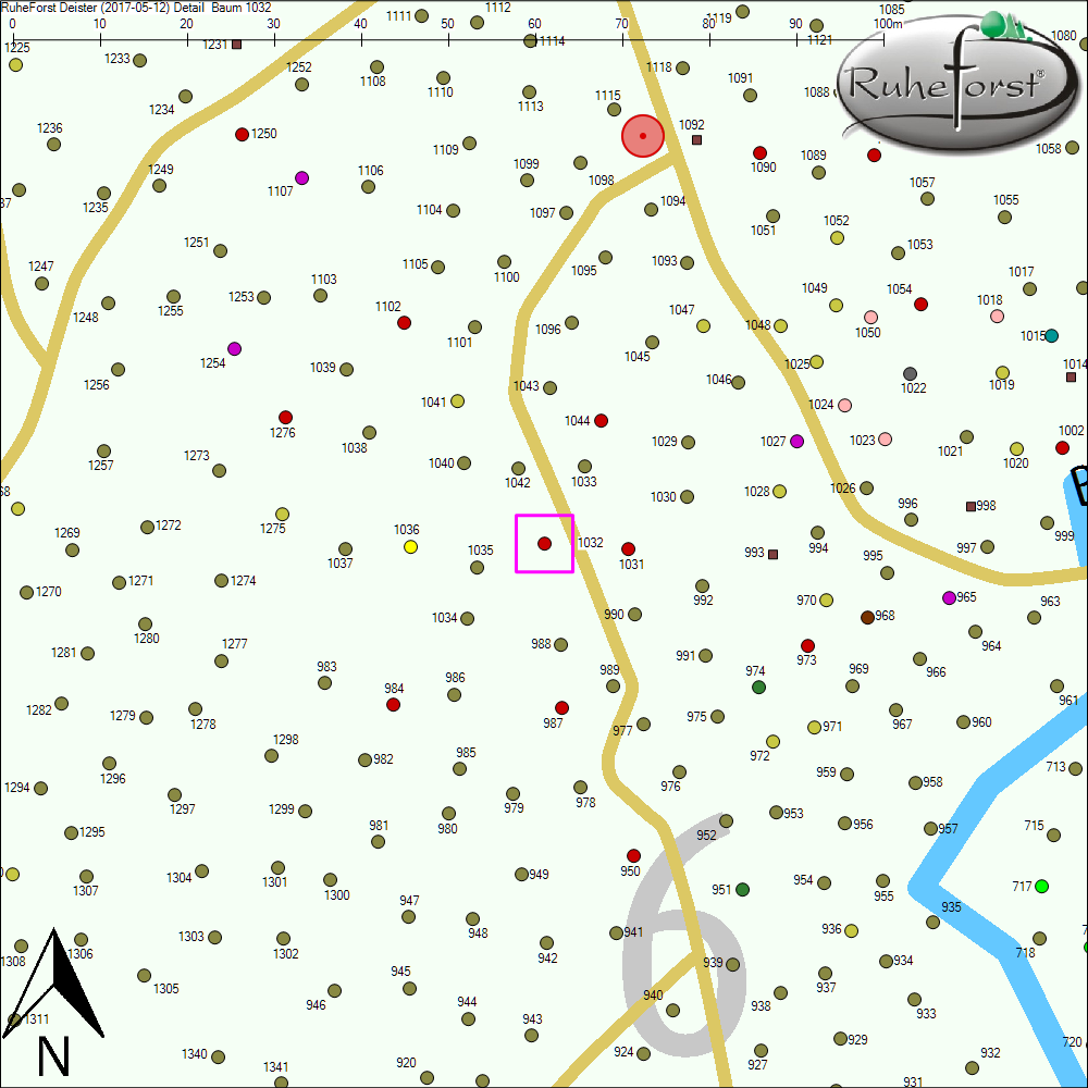 Detailkarte zu Baum 1032