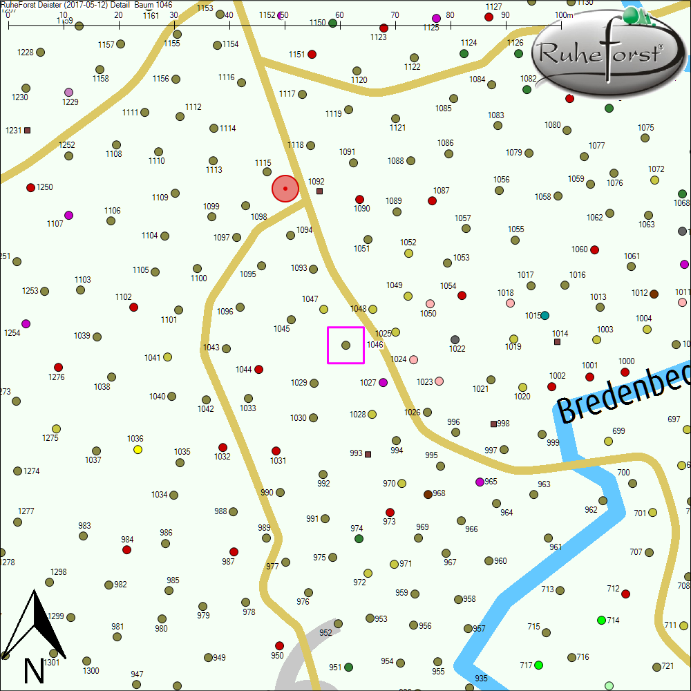 Detailkarte zu Baum 1046