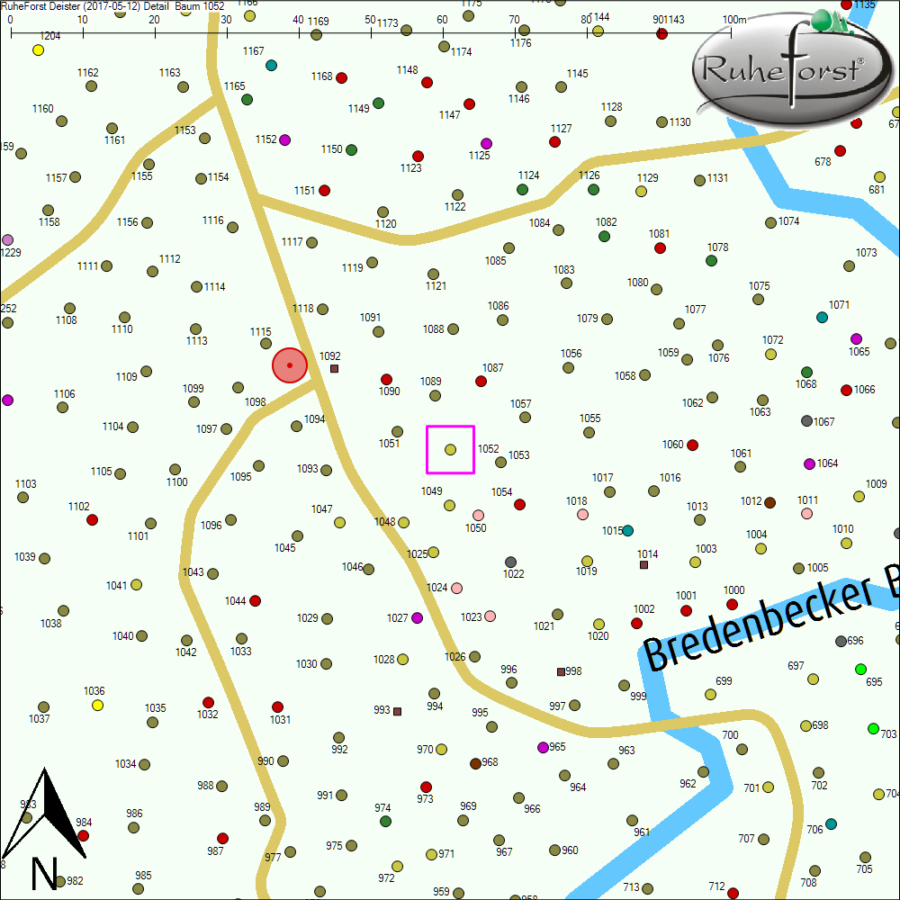 Detailkarte zu Baum 1052