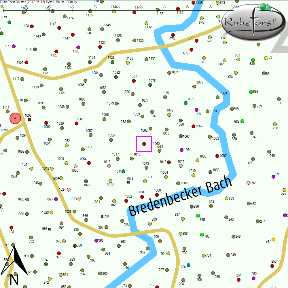 Detailkarte zu Baum 1060