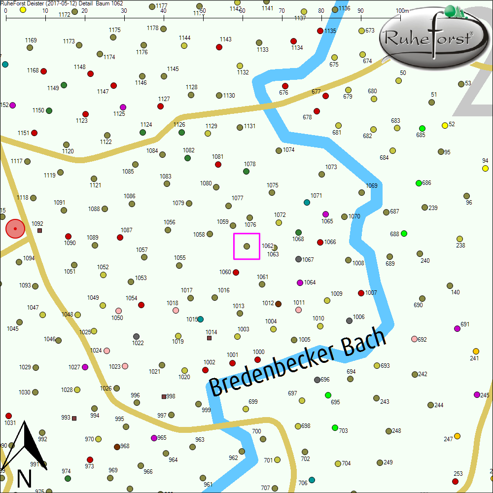 Detailkarte zu Baum 1062