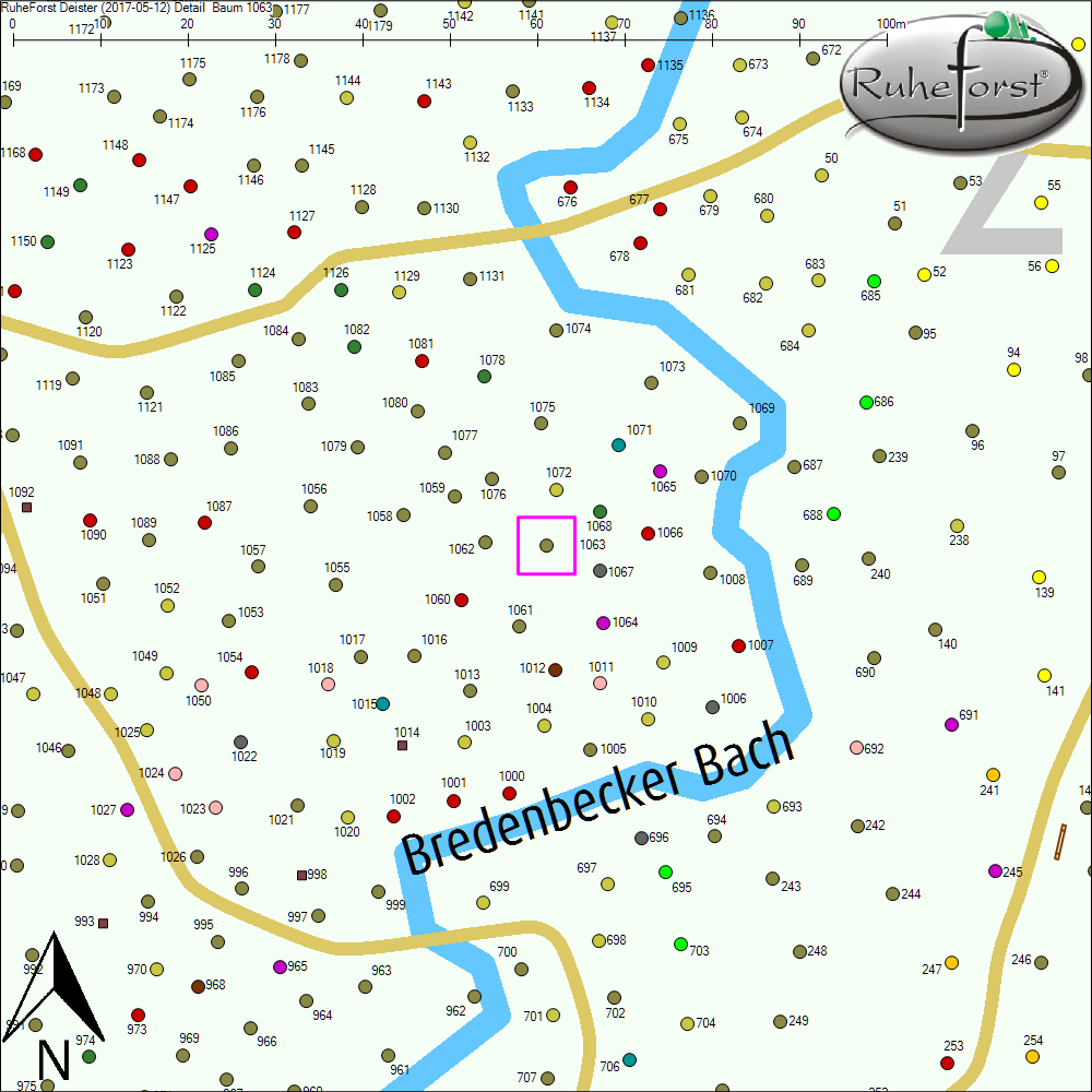 Detailkarte zu Baum 1063