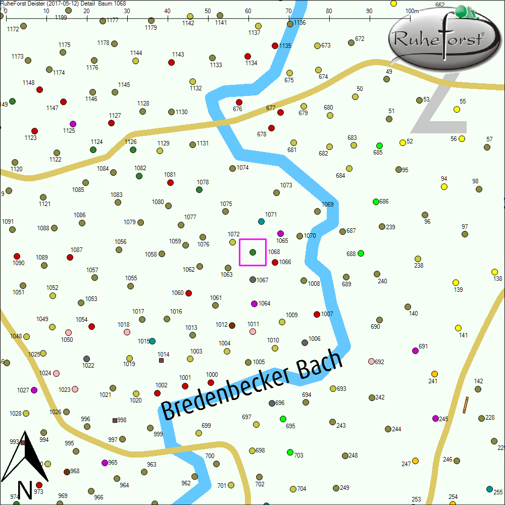 Detailkarte zu Baum 1068