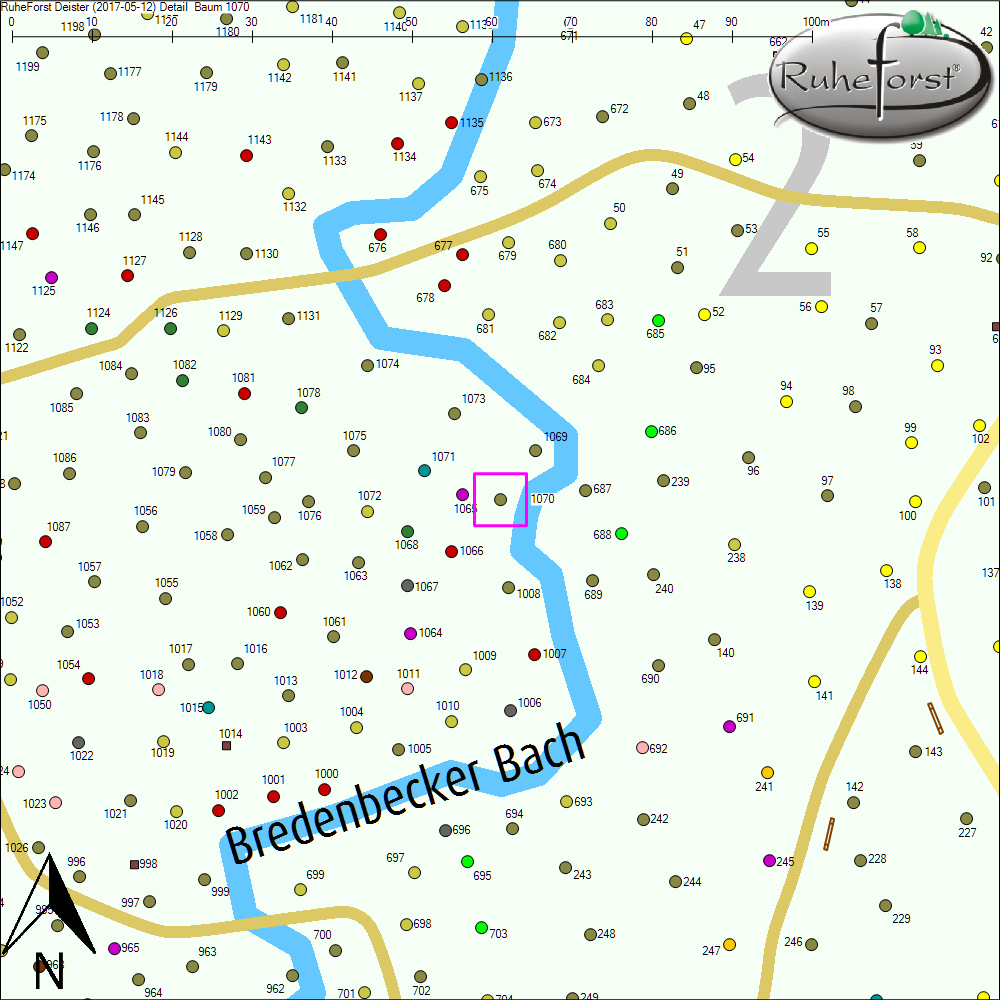 Detailkarte zu Baum 1070