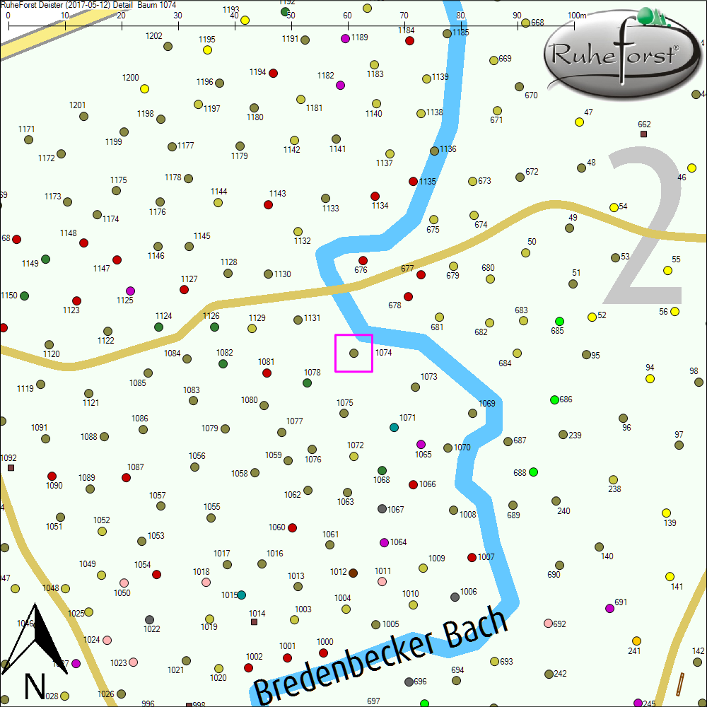 Detailkarte zu Baum 1074