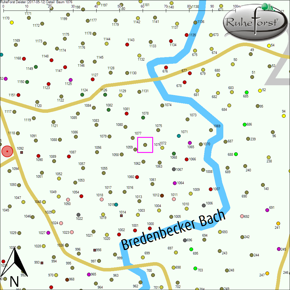 Detailkarte zu Baum 1076