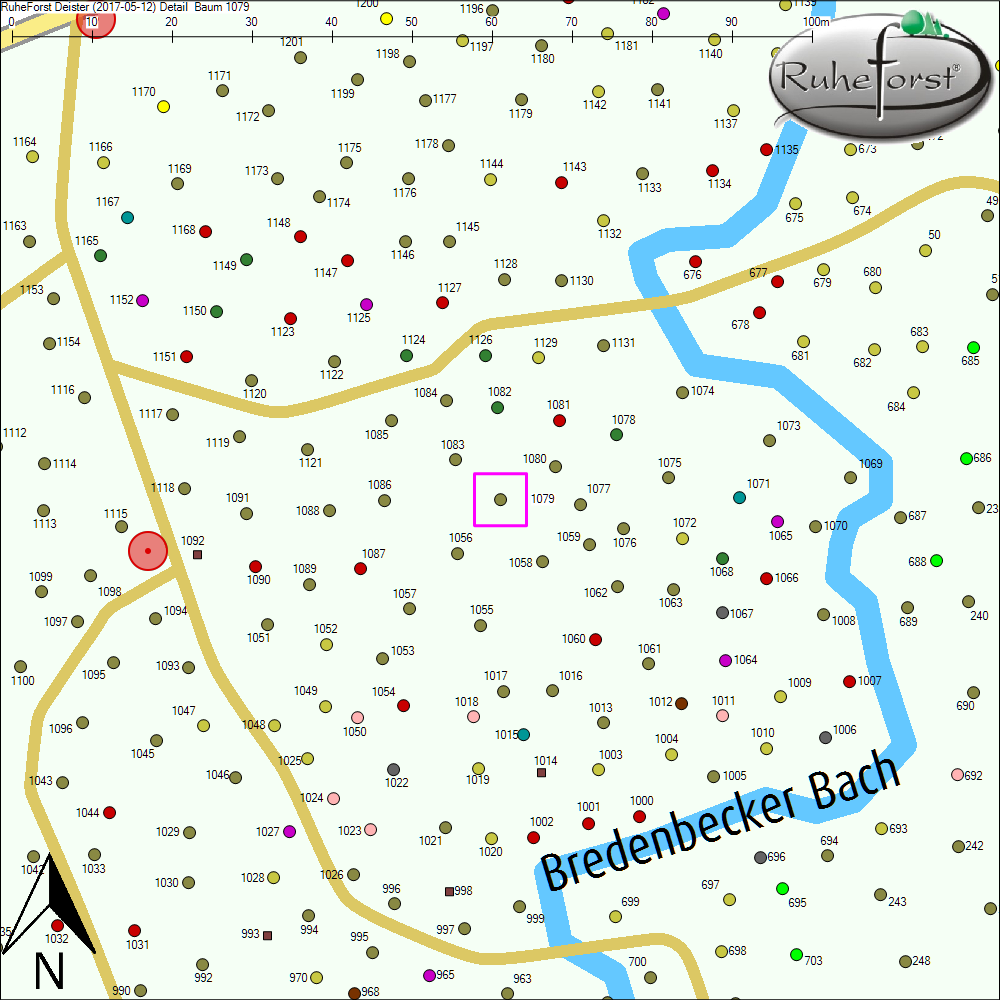 Detailkarte zu Baum 1079