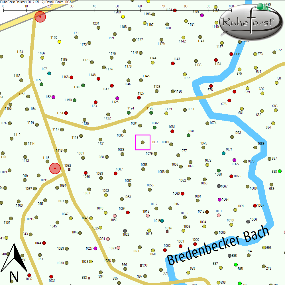 Detailkarte zu Baum 1083