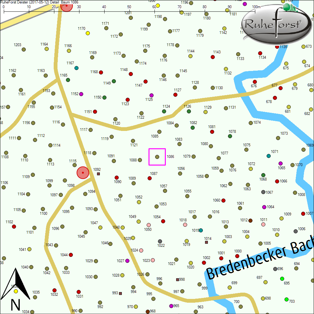 Detailkarte zu Baum 1086