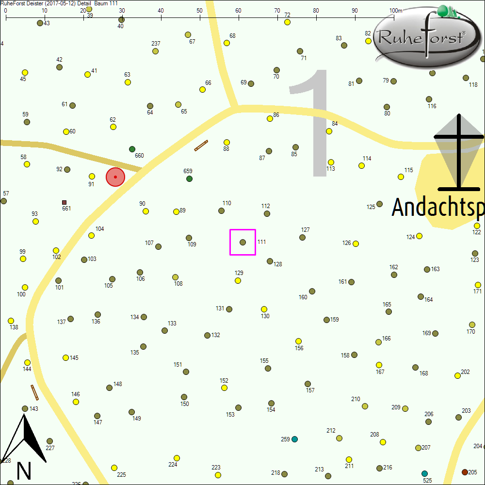 Detailkarte zu Baum 111