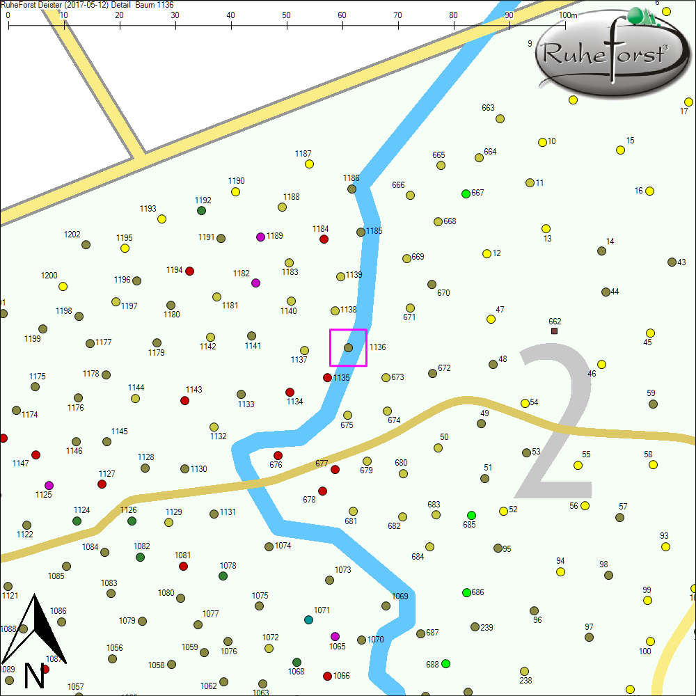 Detailkarte zu Baum 1136