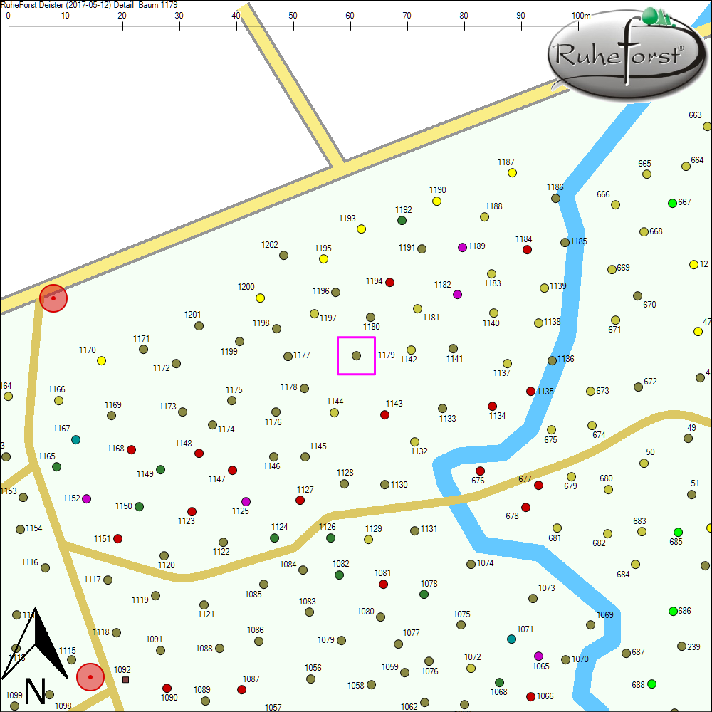 Detailkarte zu Baum 1179