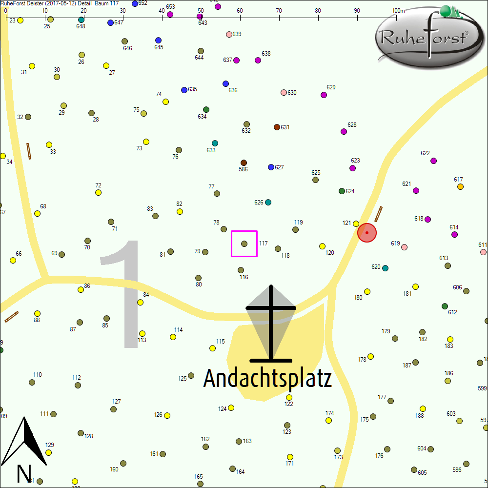 Detailkarte zu Baum 117