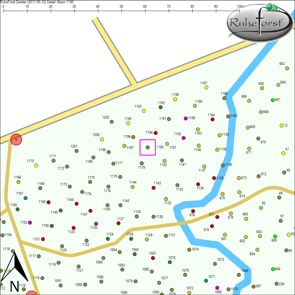 Detailkarte zu Baum 1180