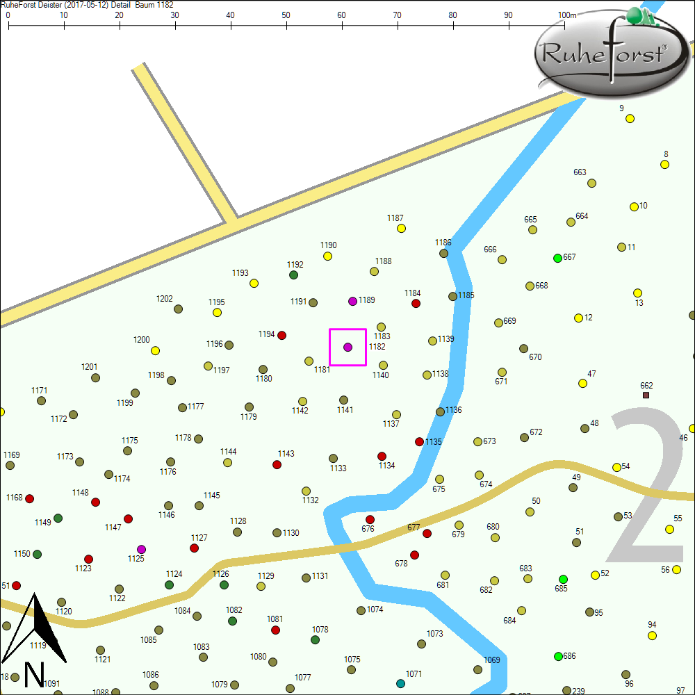 Detailkarte zu Baum 1182