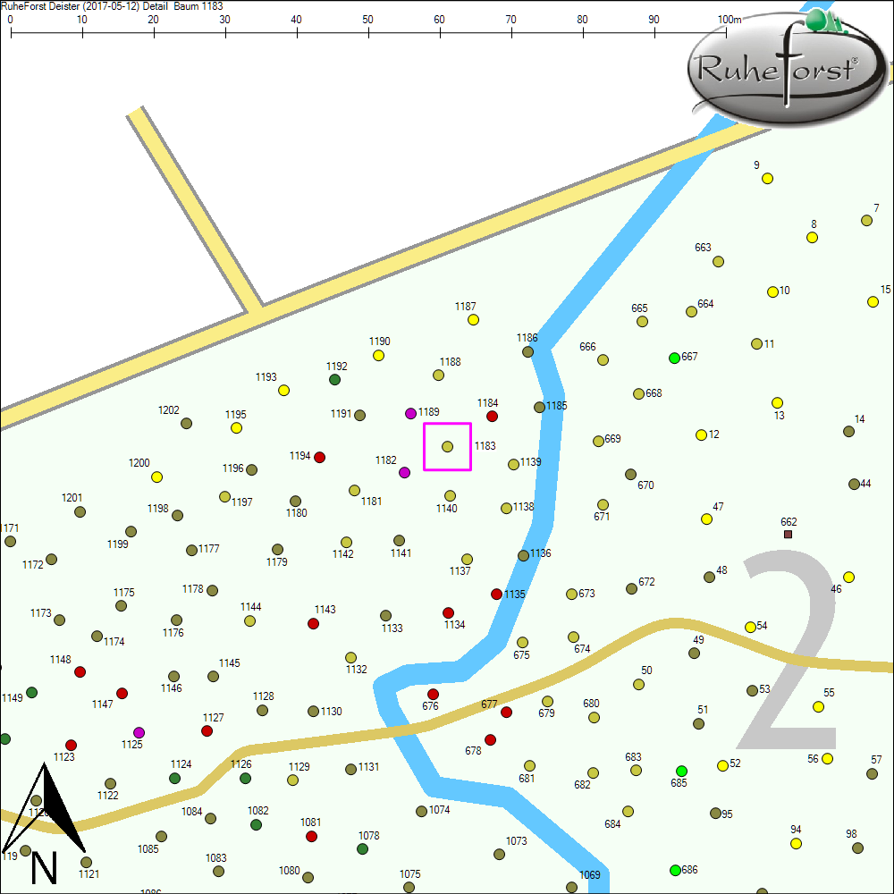 Detailkarte zu Baum 1183