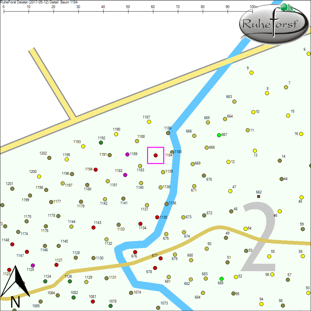 Detailkarte zu Baum 1184