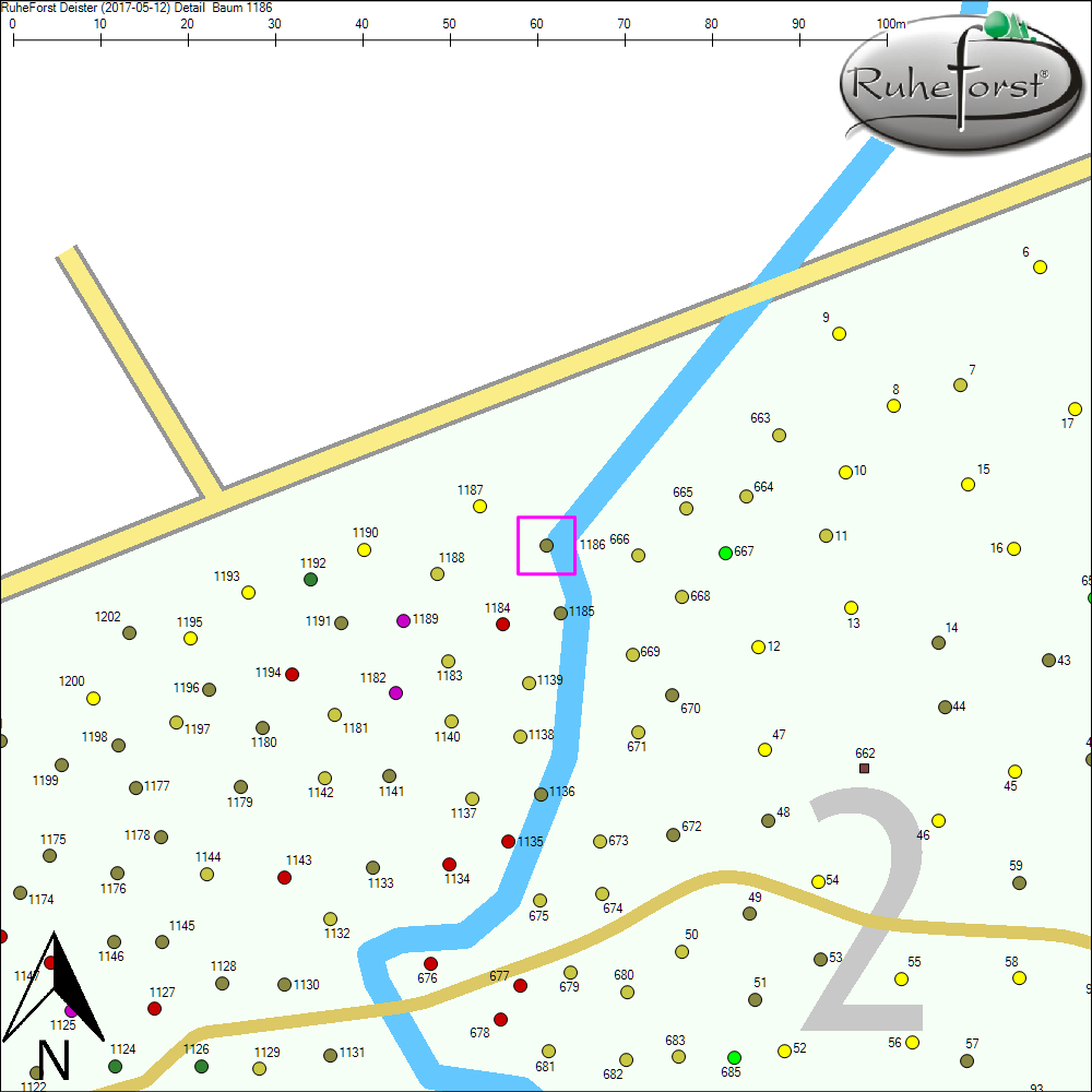 Detailkarte zu Baum 1186