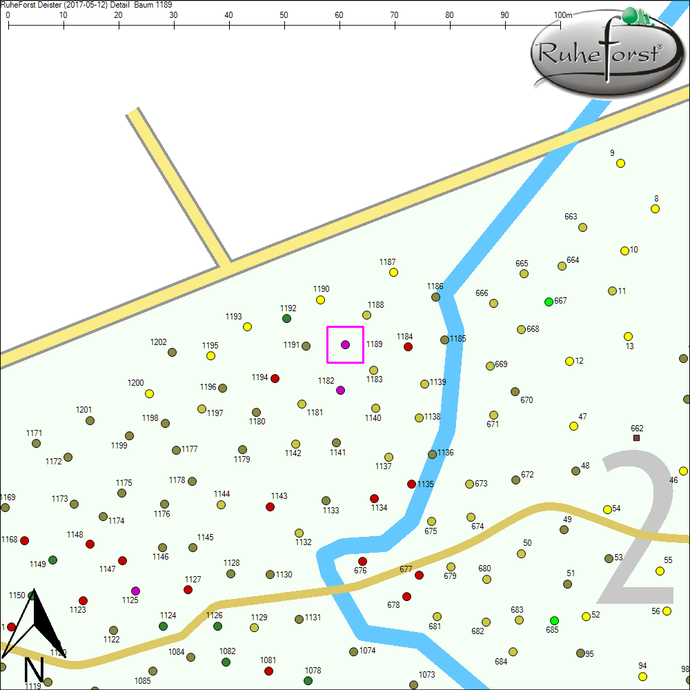Detailkarte zu Baum 1189