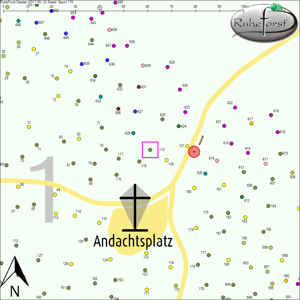 Detailkarte zu Baum 119