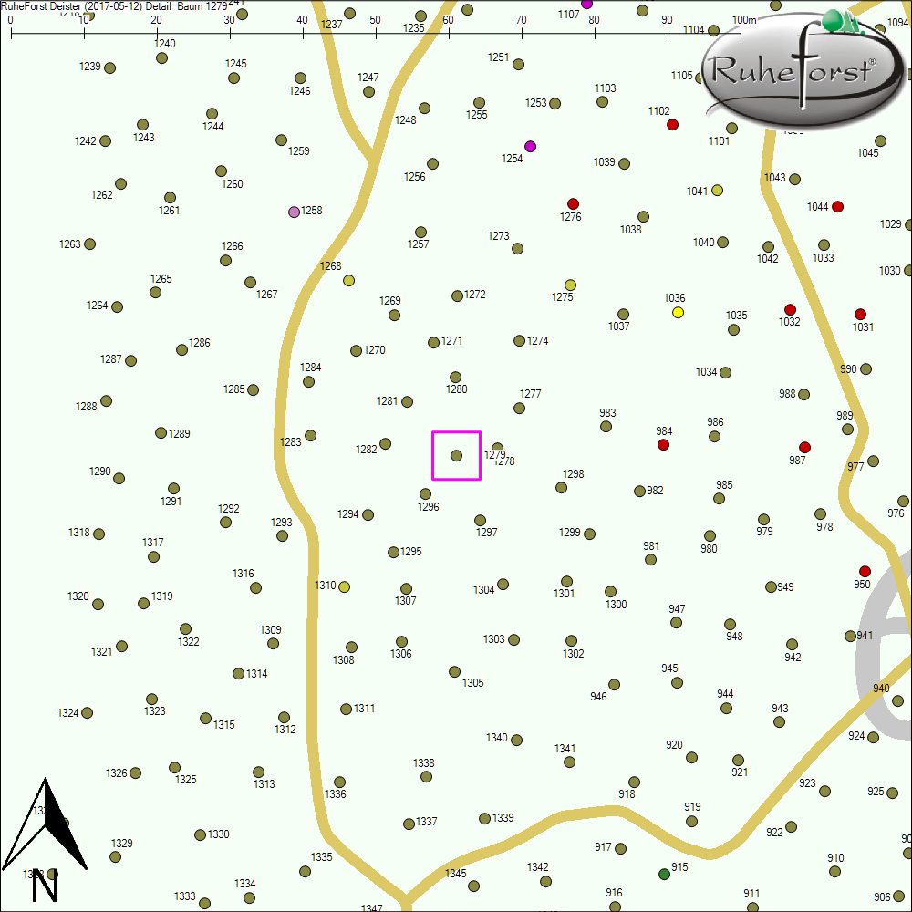 Detailkarte zu Baum 1279