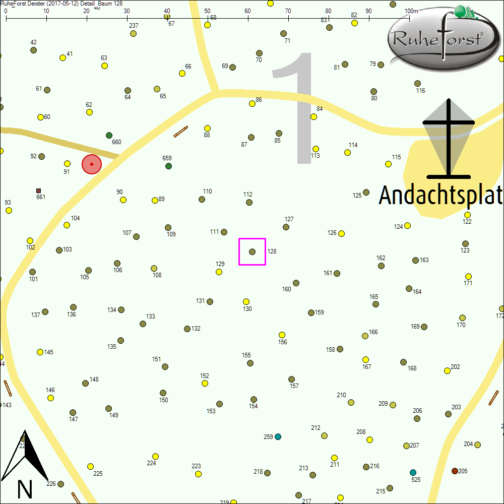 Detailkarte zu Baum 128