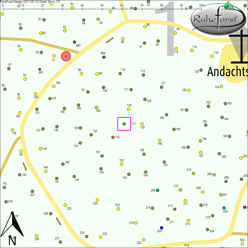 Detailkarte zu Baum 131