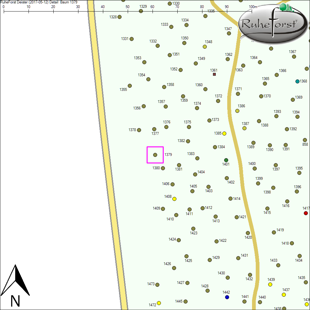 Detailkarte zu Baum 1379