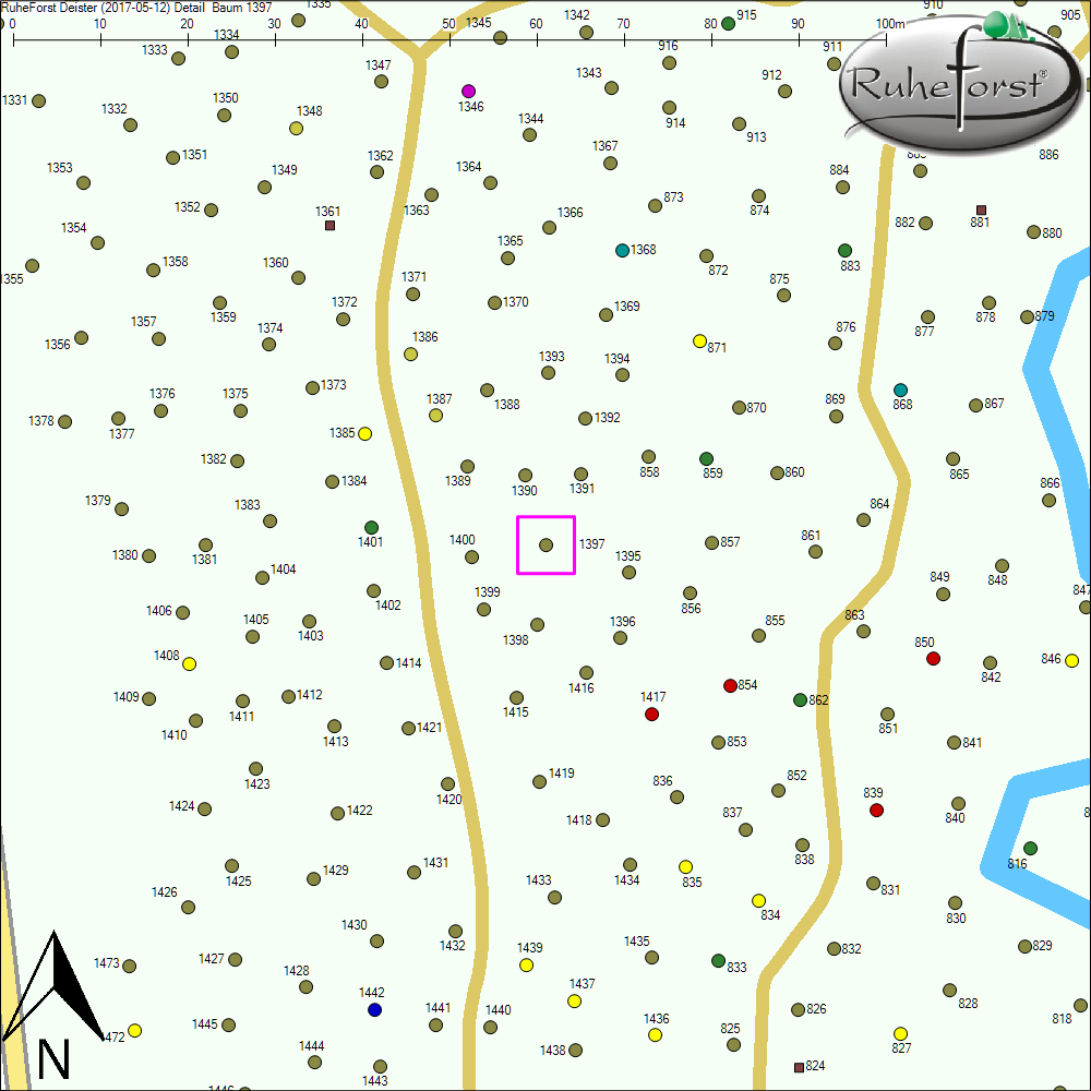 Detailkarte zu Baum 1397