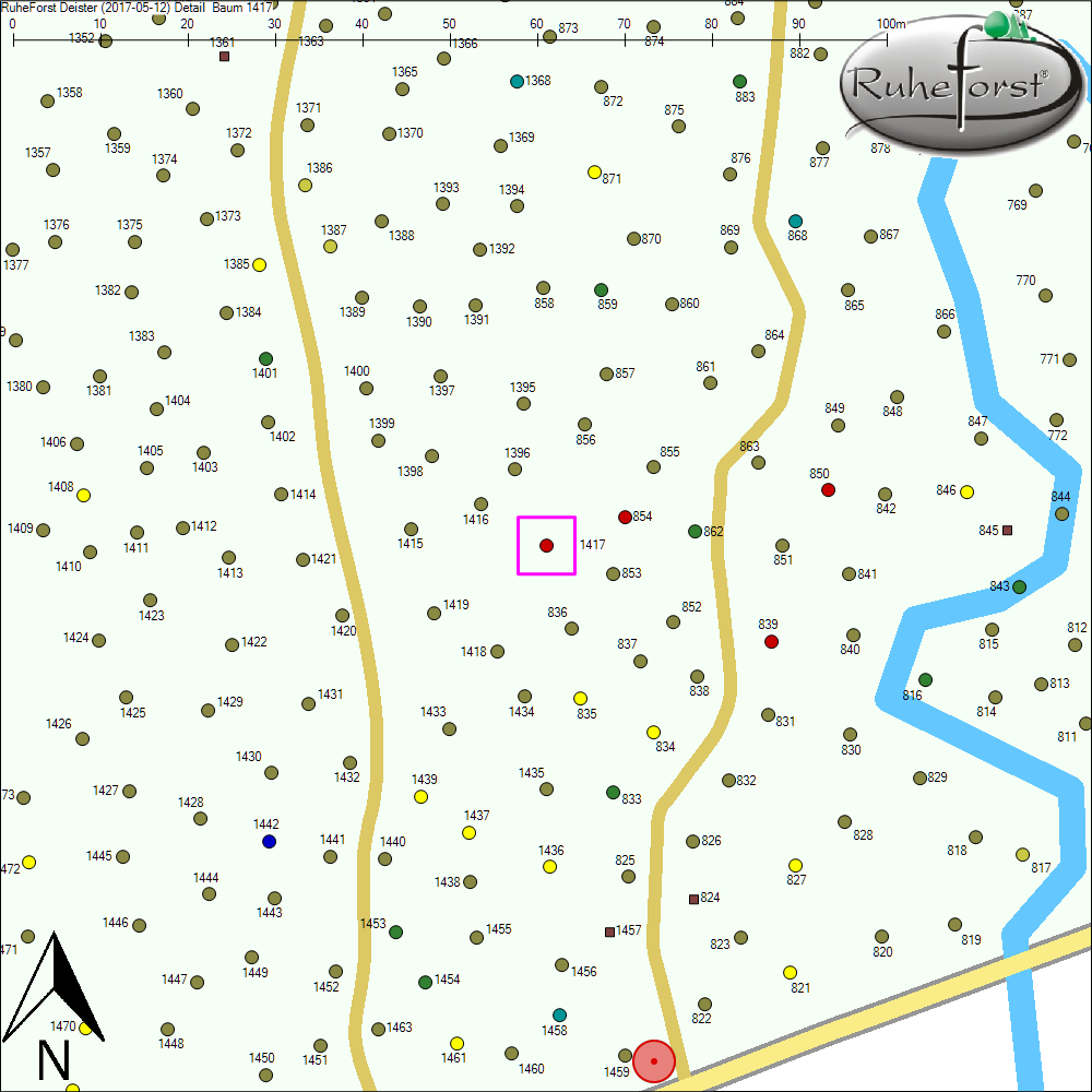 Detailkarte zu Baum 1417