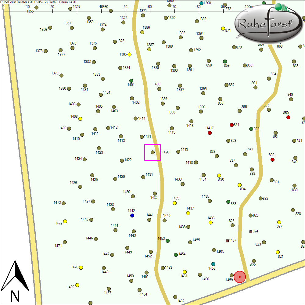 Detailkarte zu Baum 1420