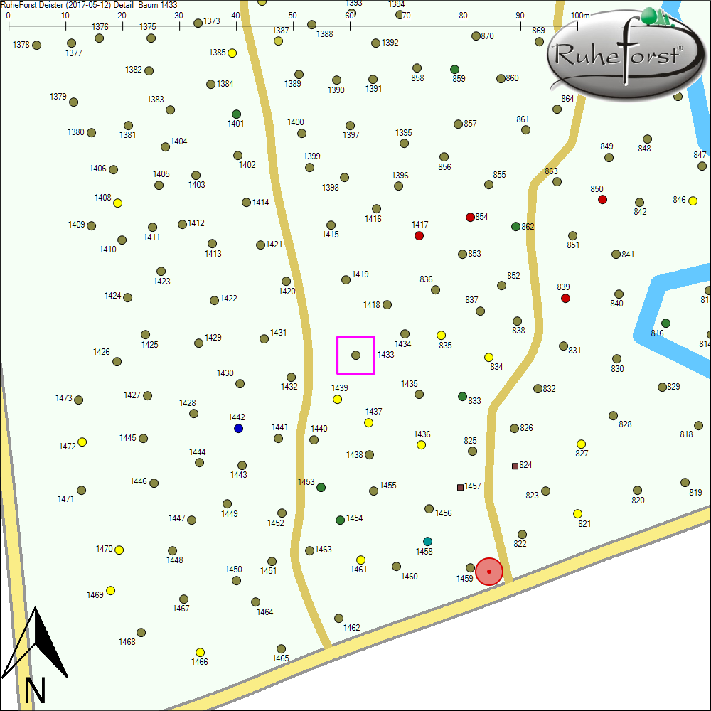 Detailkarte zu Baum 1433