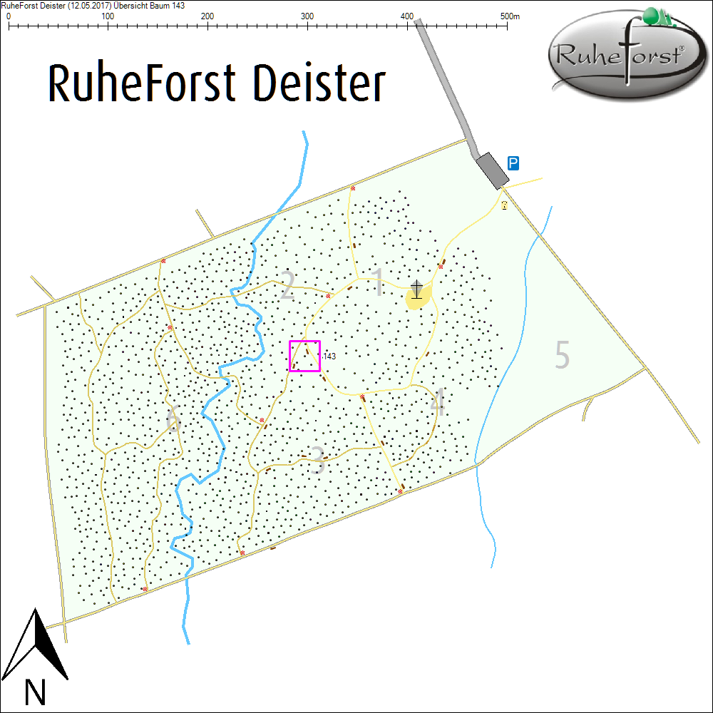 &Uuml;bersichtskarte zu Baum 143