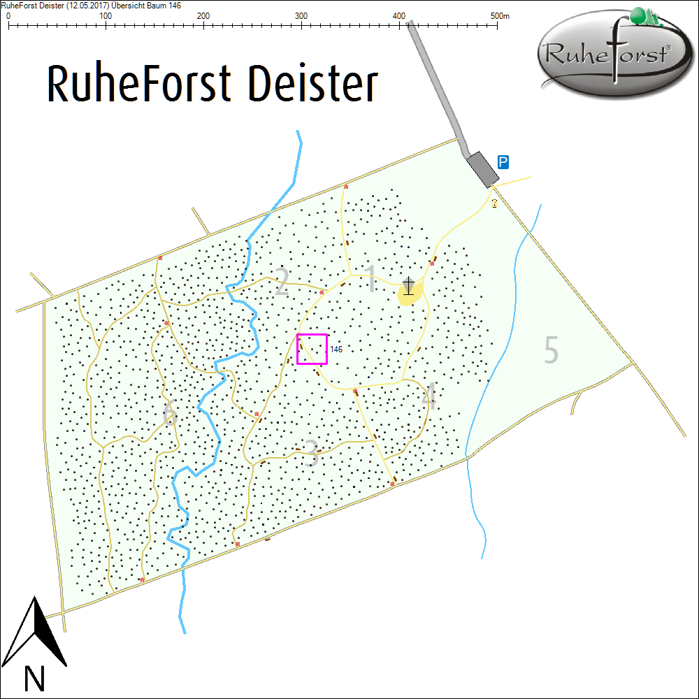 &Uuml;bersichtskarte zu Baum 146
