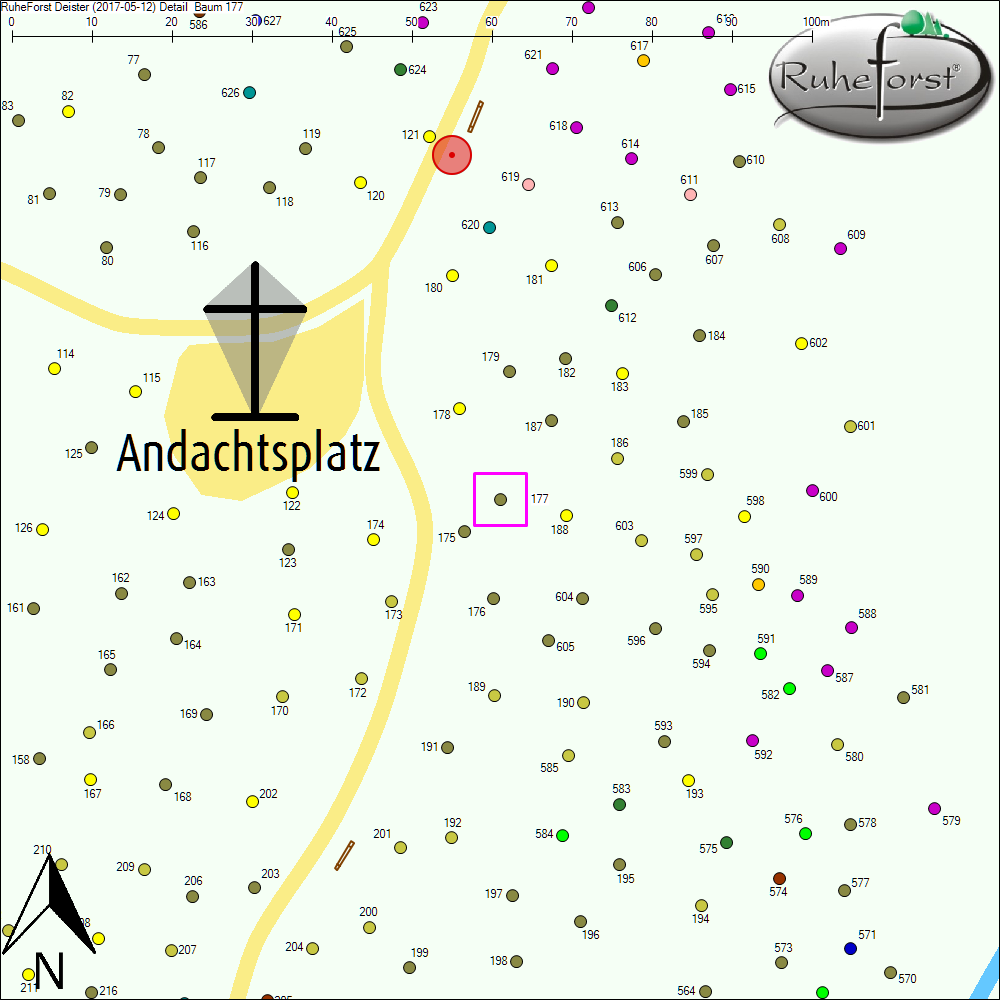 Detailkarte zu Baum 177