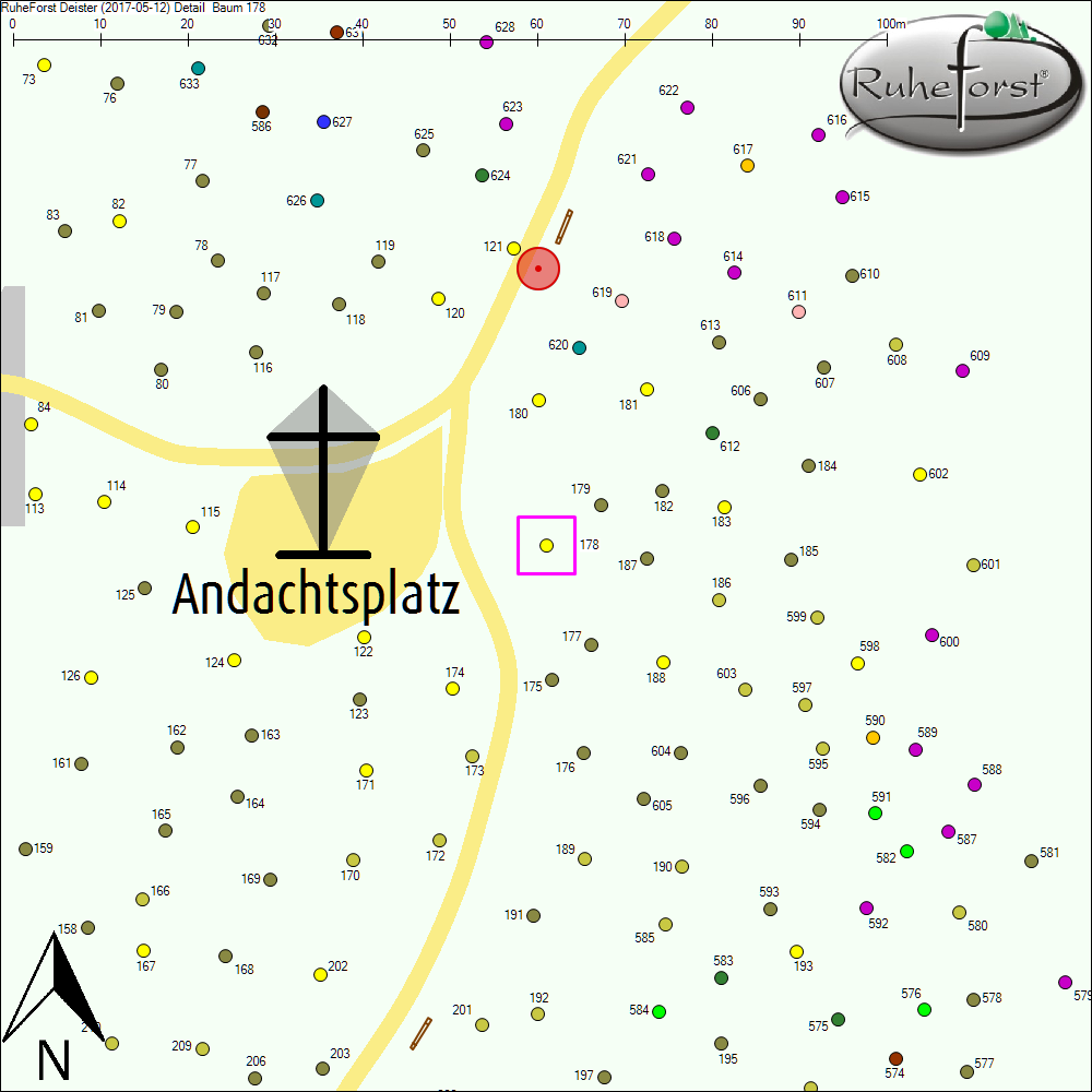 Detailkarte zu Baum 178