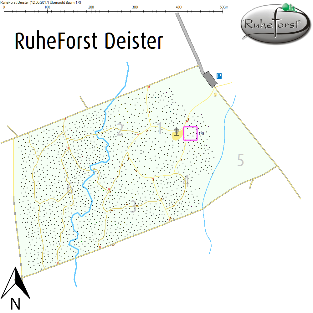 &Uuml;bersichtskarte zu Baum 179