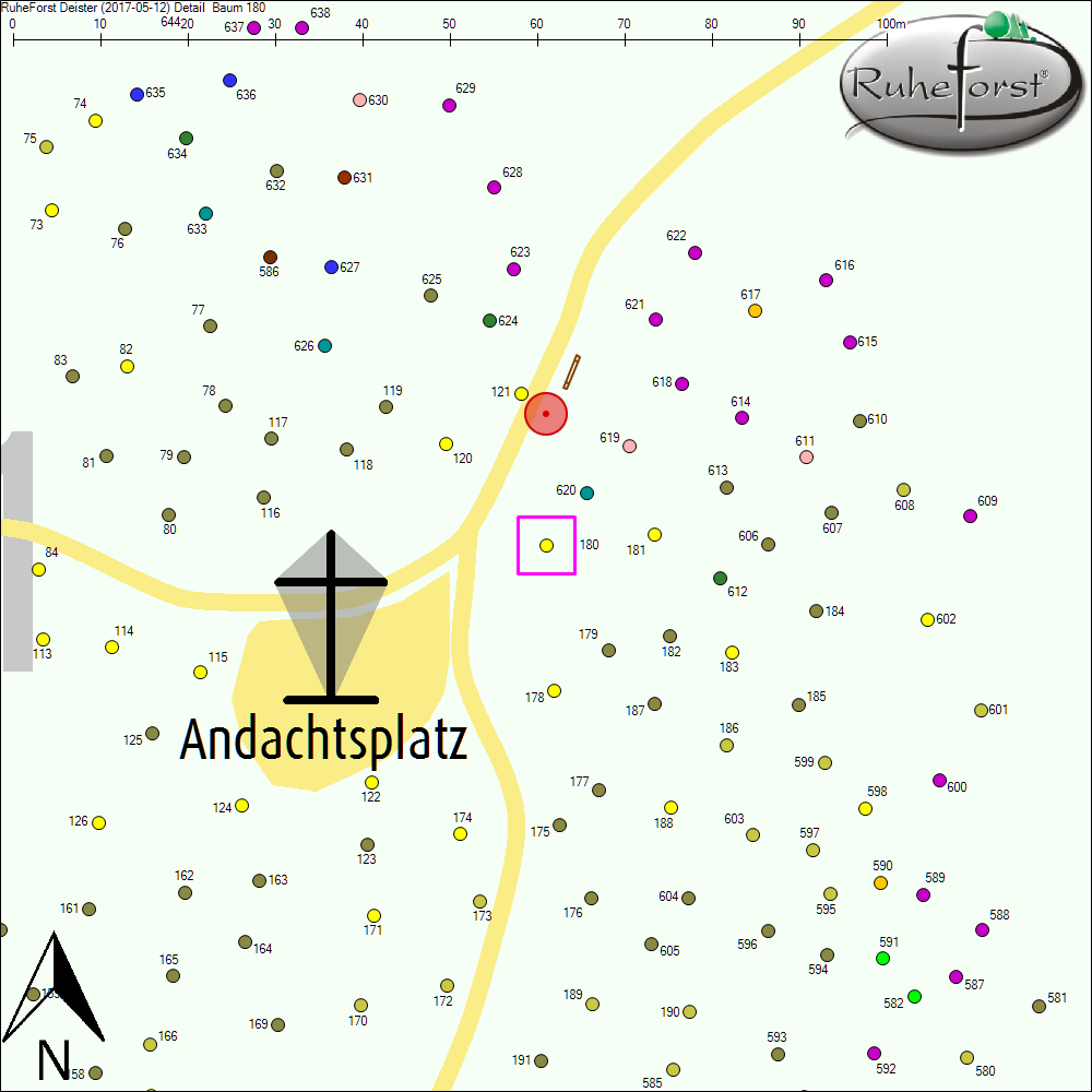Detailkarte zu Baum 180