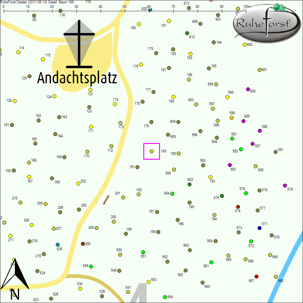 Detailkarte zu Baum 189