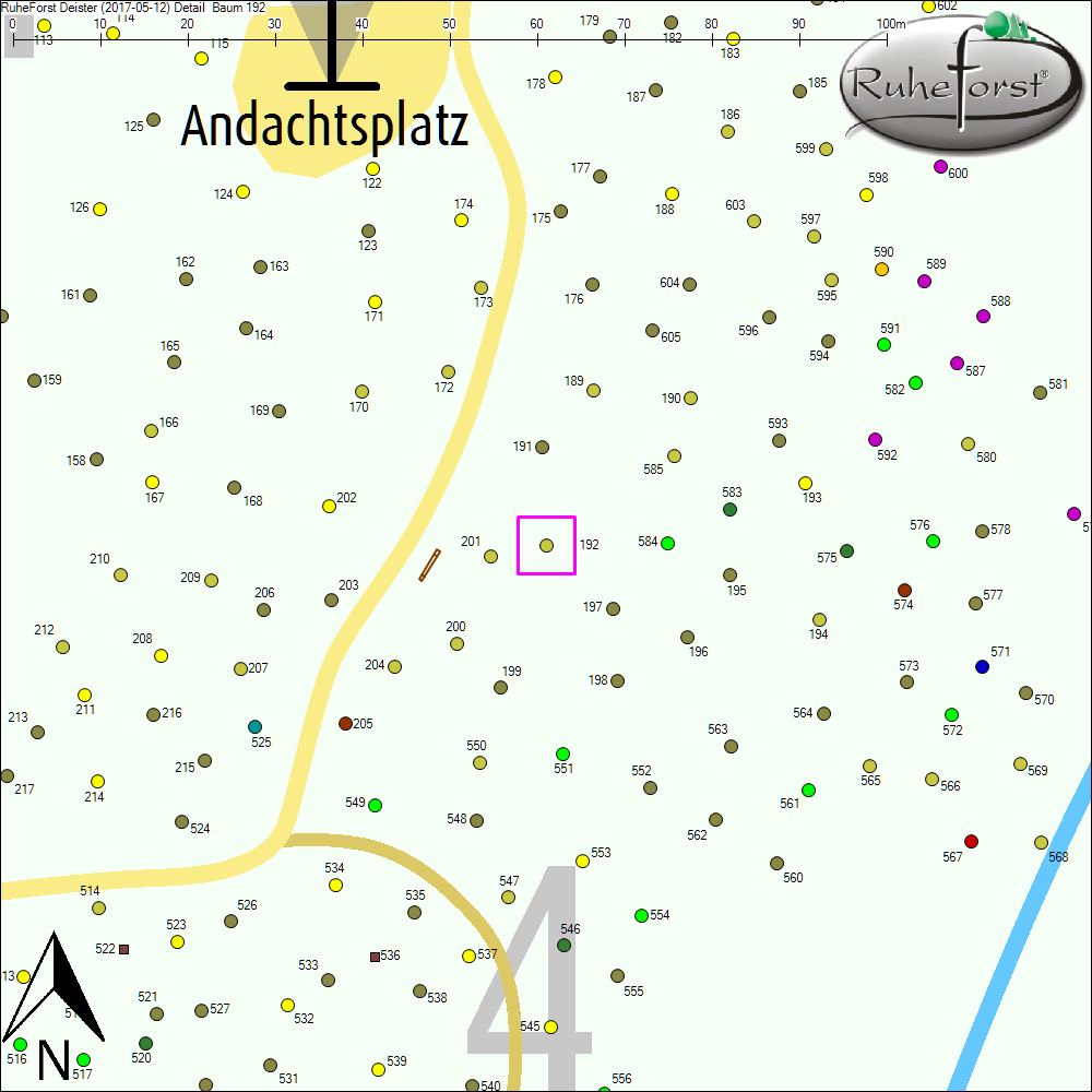 Detailkarte zu Baum 192