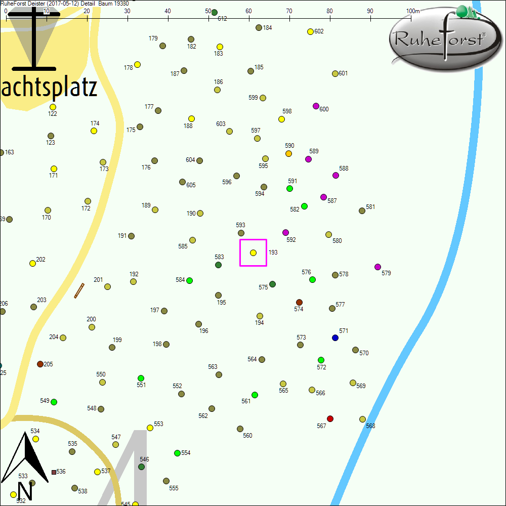 Detailkarte zu Baum 193