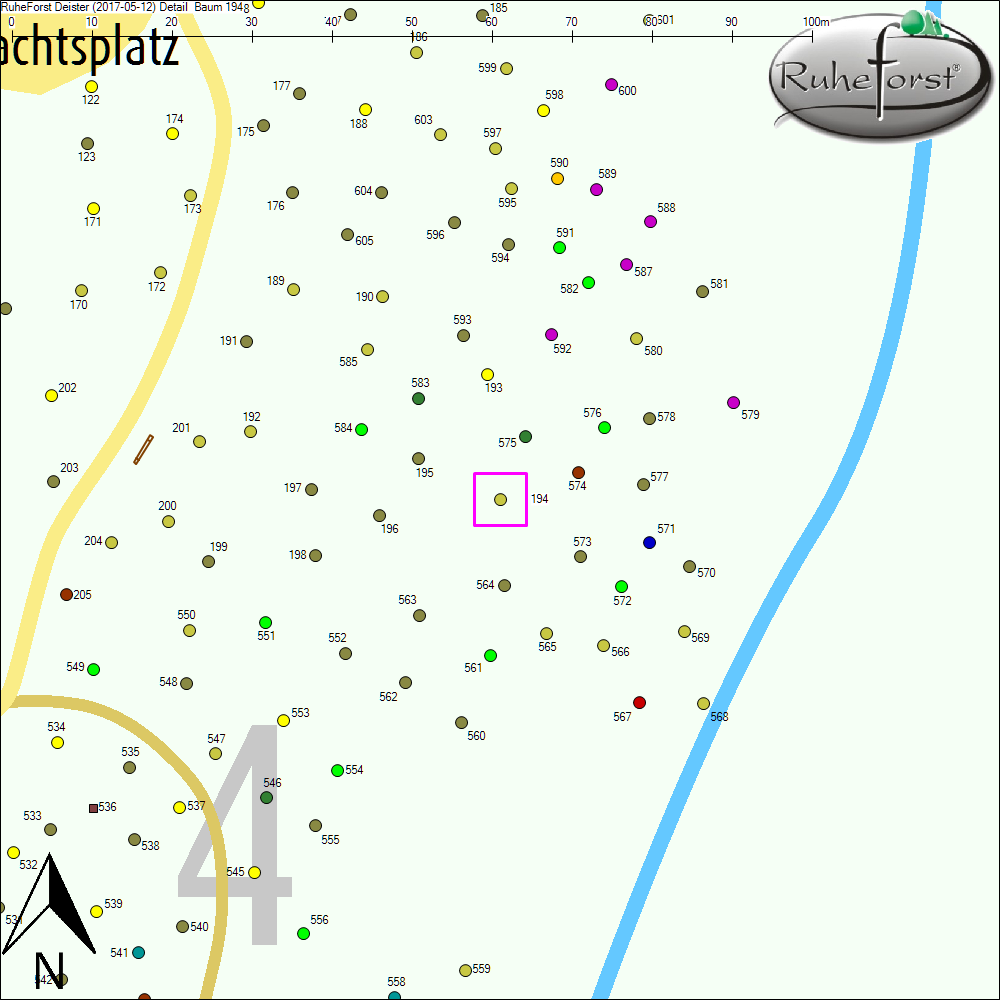 Detailkarte zu Baum 194