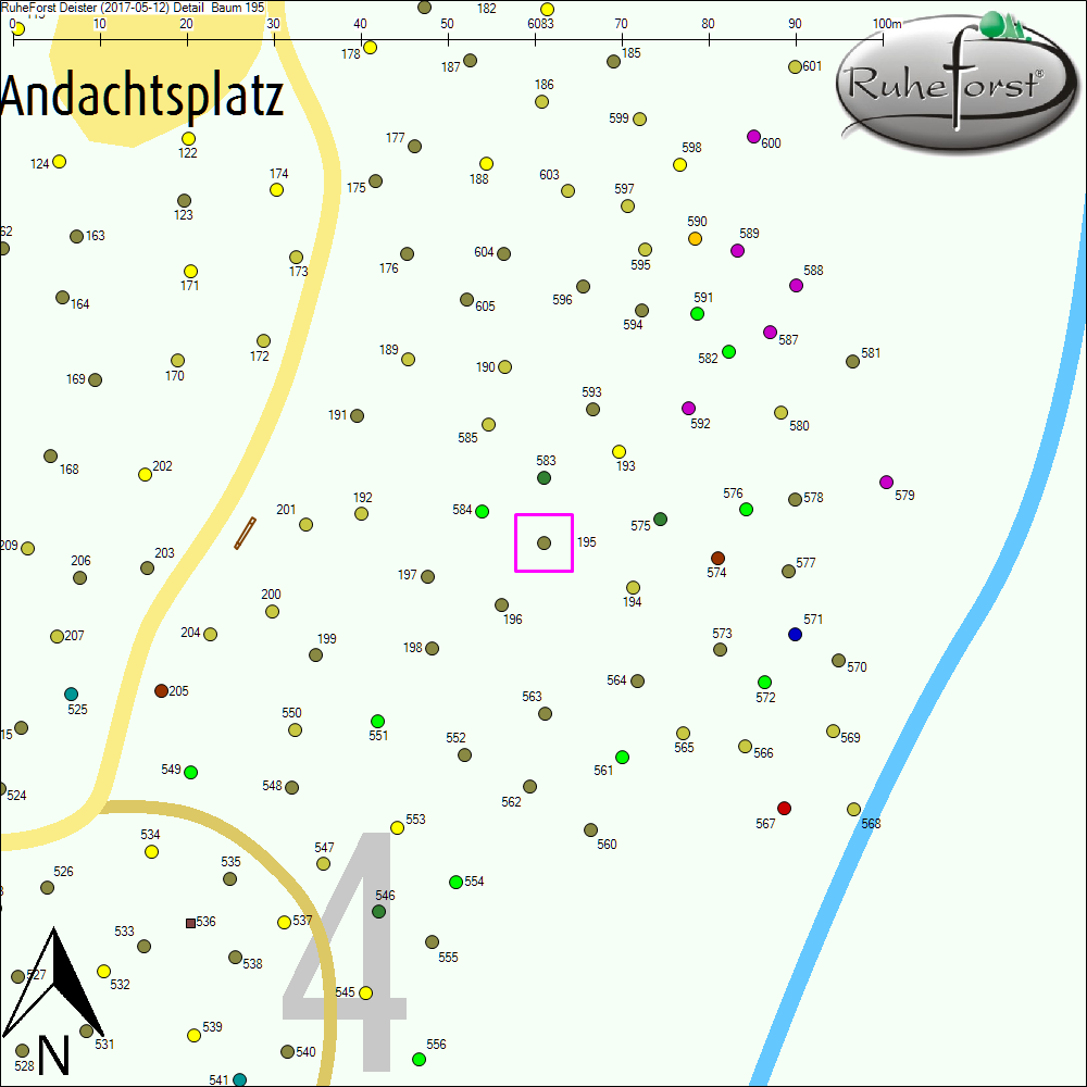Detailkarte zu Baum 195