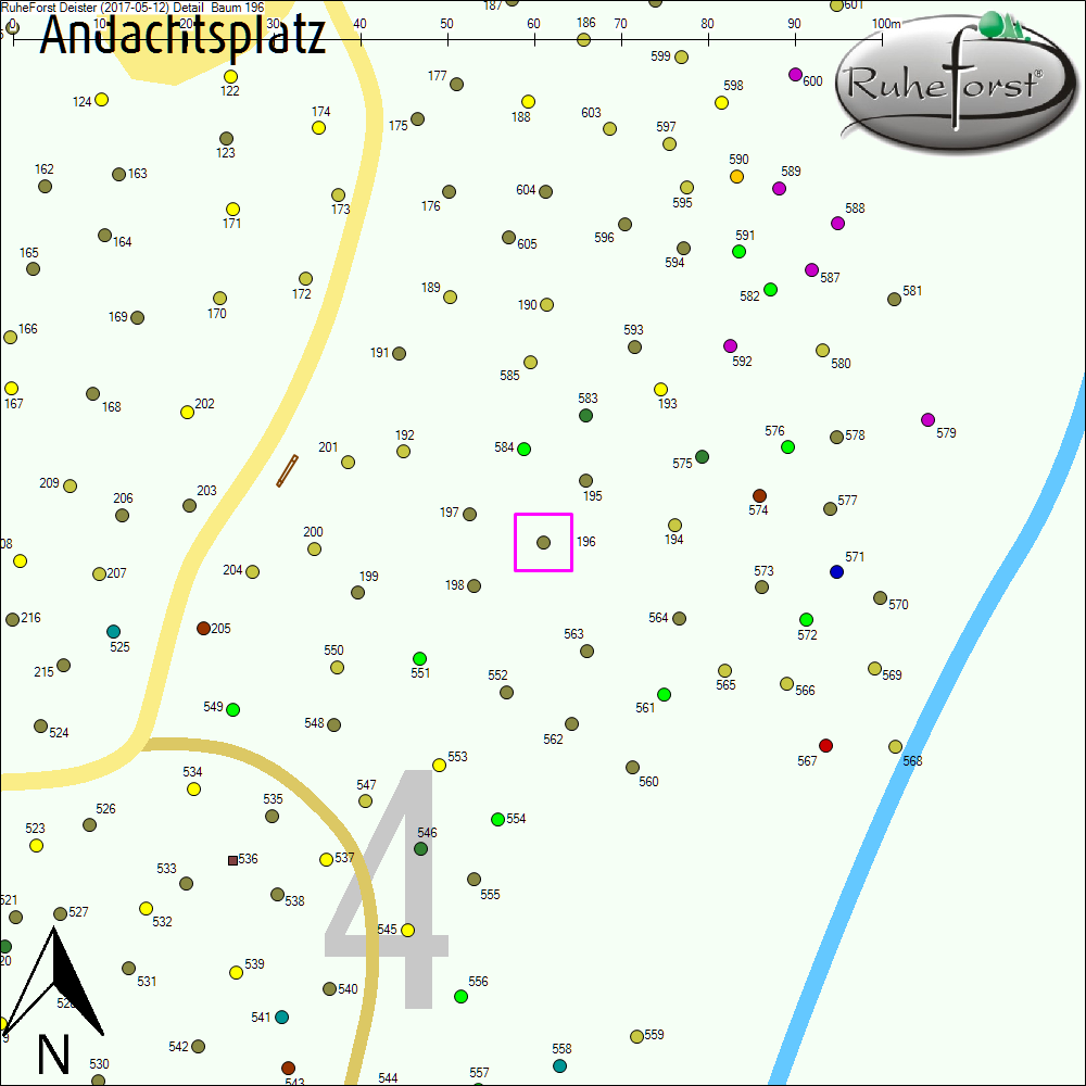 Detailkarte zu Baum 196