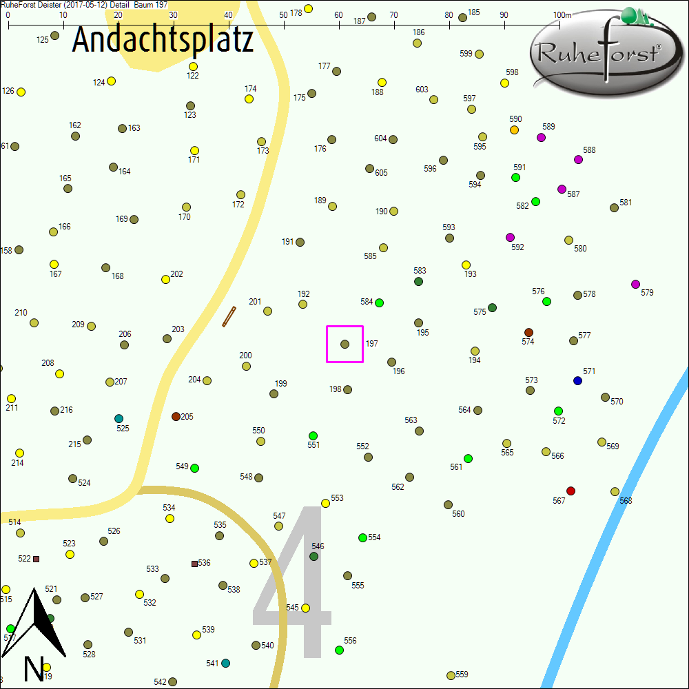 Detailkarte zu Baum 197